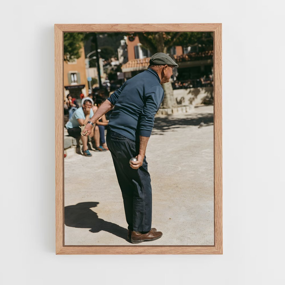Poster Provence petanque – affiche Pétanque (vue 4)